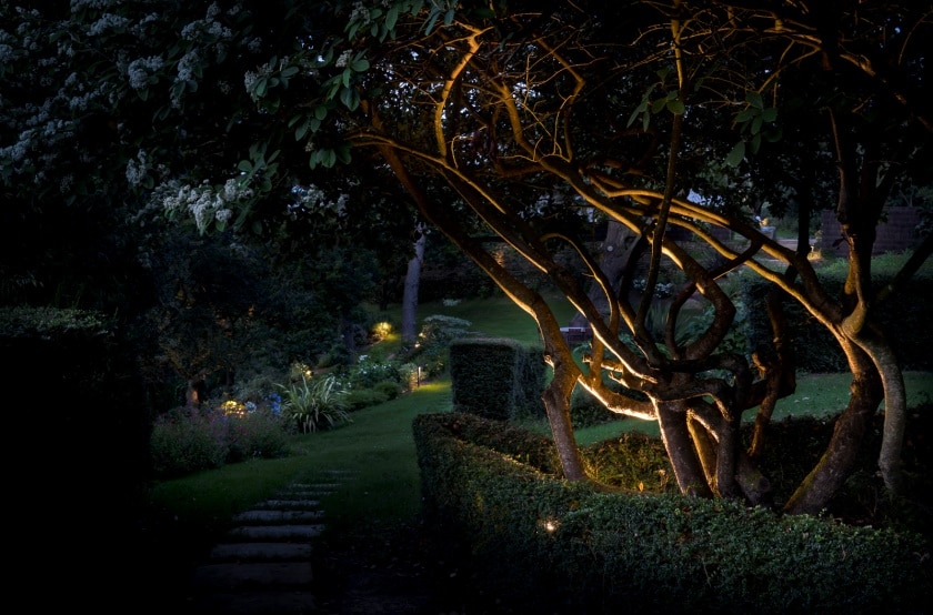 borne lumineuse extérieur