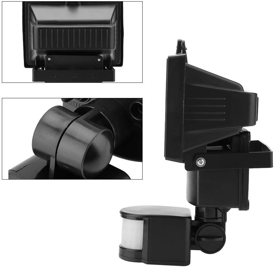 Projecteur solaire noir