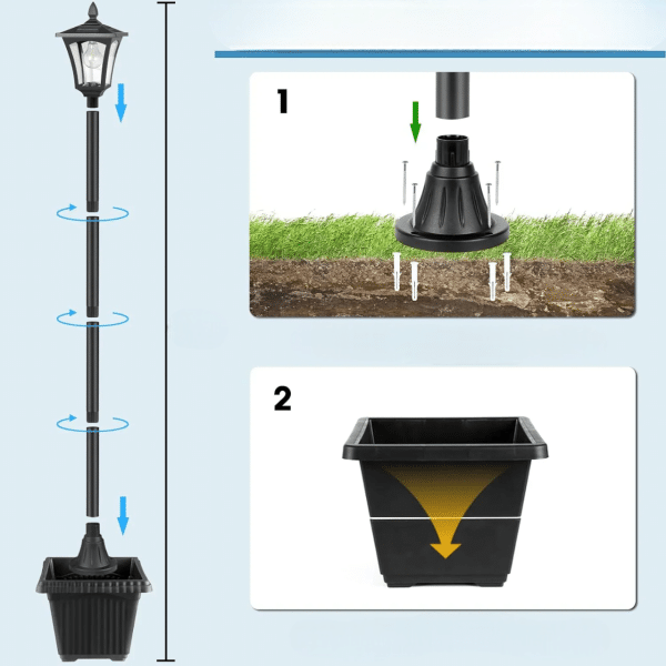 lumière solaire extérieur